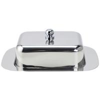 Butterdose Echtwerk Butterdose - Silberfarben, Design, Metall (18,5/12,2/7cm) - Echtwerk