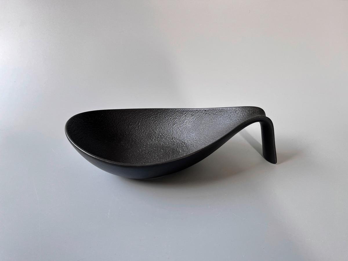 Tál Vivien - fekete, Basics, kerámia (33,3/18,2/8,8cm) - James Wood