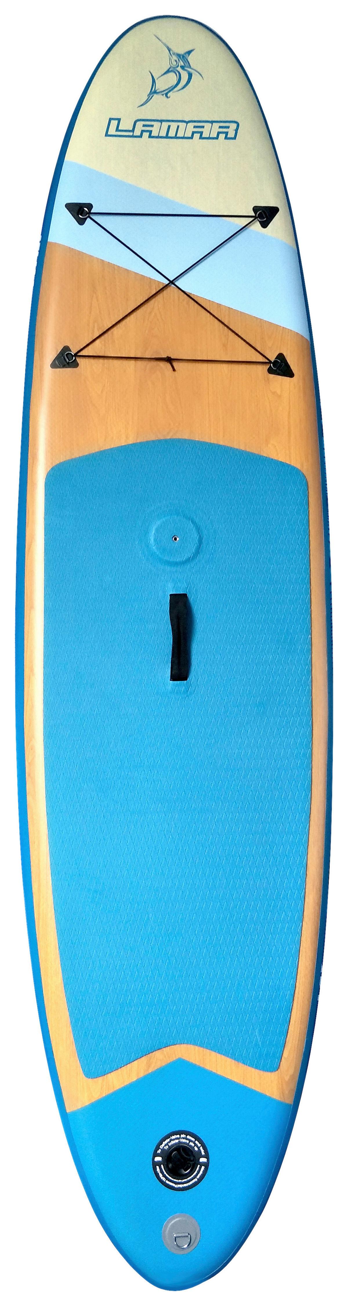 Stand Up Paddle Aufblasbar Mit Segel Multicolor/weiß - Multicolor/Weiß, Basics, Kunststoff/Metall (290/76/15cm)