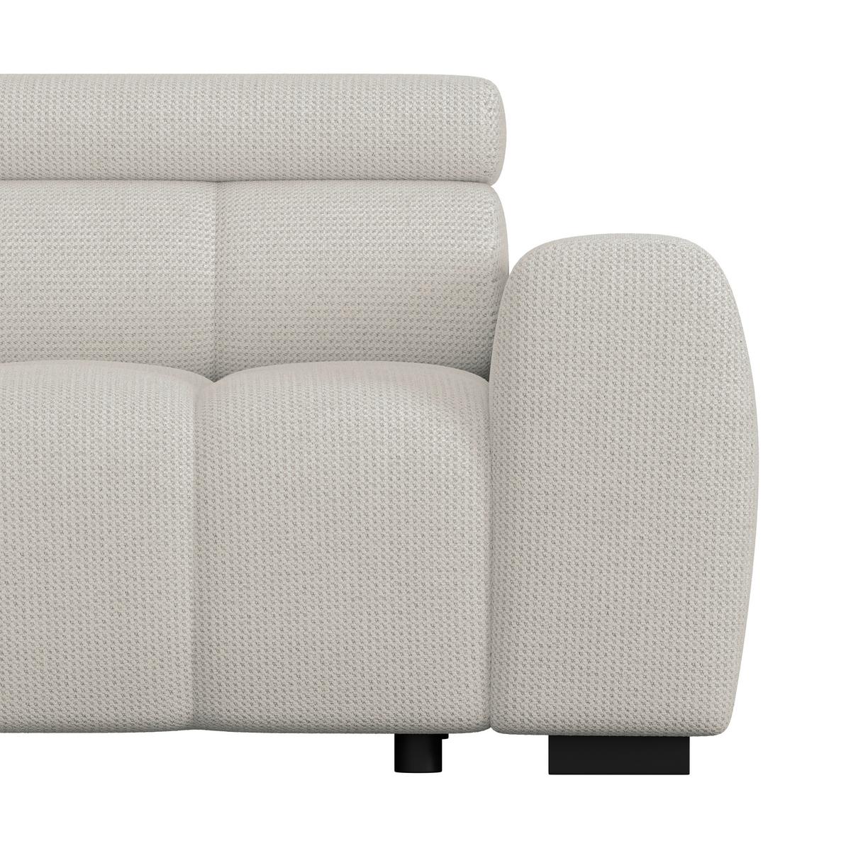 Ecksofa Fargo S Beige, B: 168cm - Sandfarben/Beige, Trend, Textil (168/285cm)