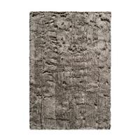 Hochflor Teppich Olivgrün/ Braun Tender 120x170 cm - Braun/Olivgrün, Design, Textil (120/170cm) - Kayoom