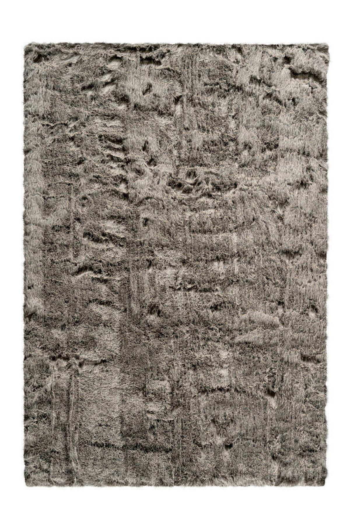 Hochflor Teppich Olivgrün/ Braun Tender 120x170 cm - Braun/Olivgrün, Design, Textil (120/170cm) - Kayoom