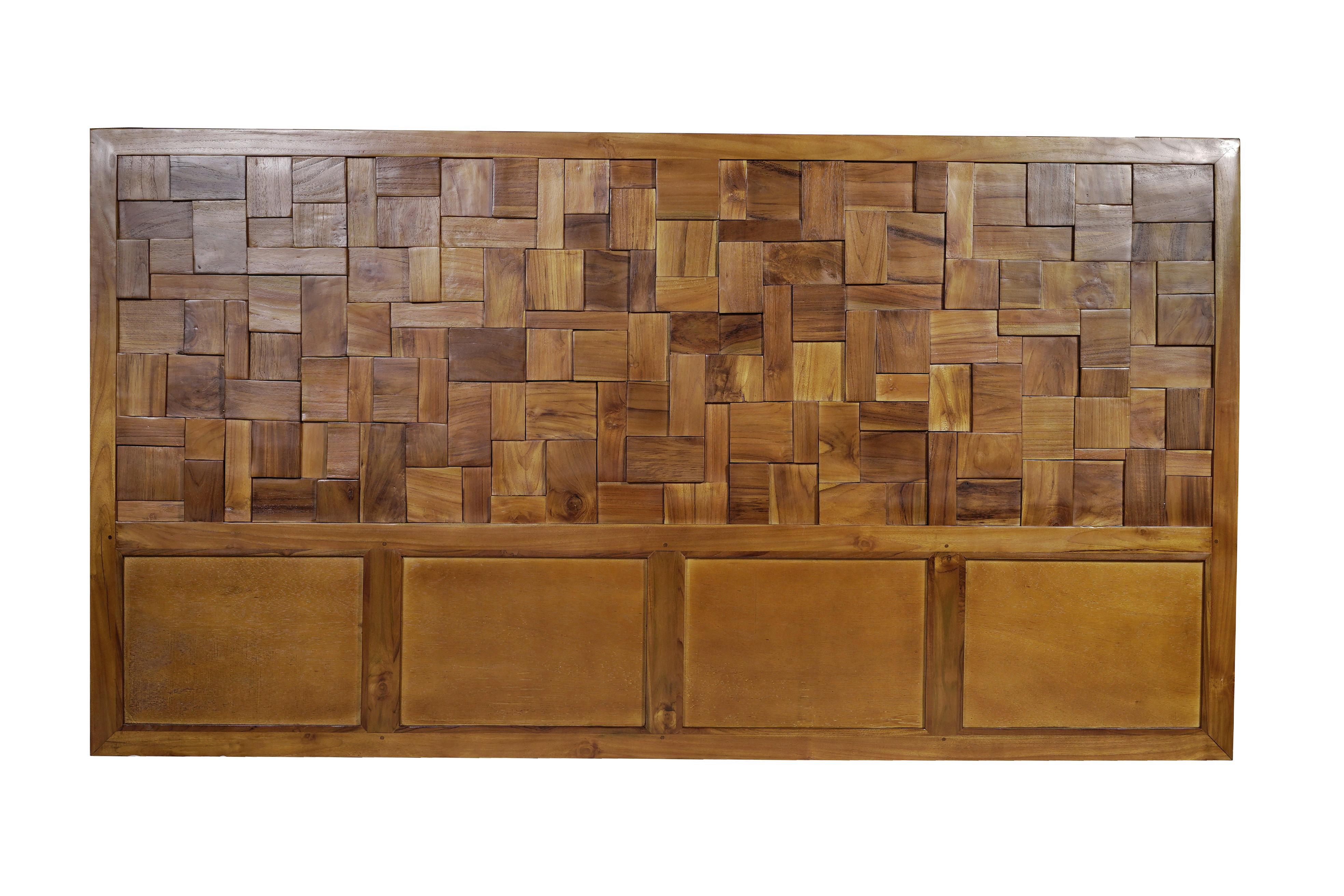 KOPFTEIL Naturfarben B: 220cm - Naturfarben, Basics, Holz (220/120/5cm) - Livetastic