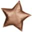 Polštář Ozdobný Stars - šedá/měděné barvy, textil (40/40cm) - Mömax modern living