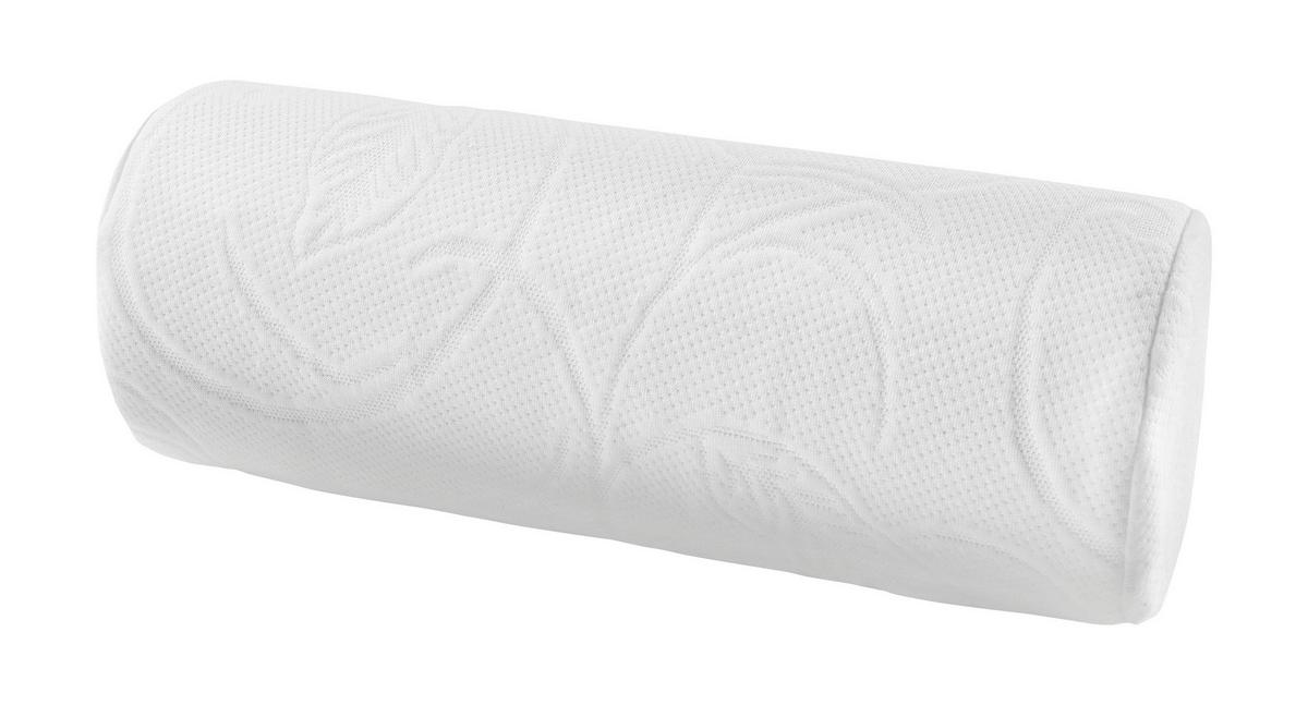 VÁLCOVÝ ANATOMICKÝ POLŠTÁŘ Visco, 15/40 cm - bílá, textil (15/40cm) - Nadana