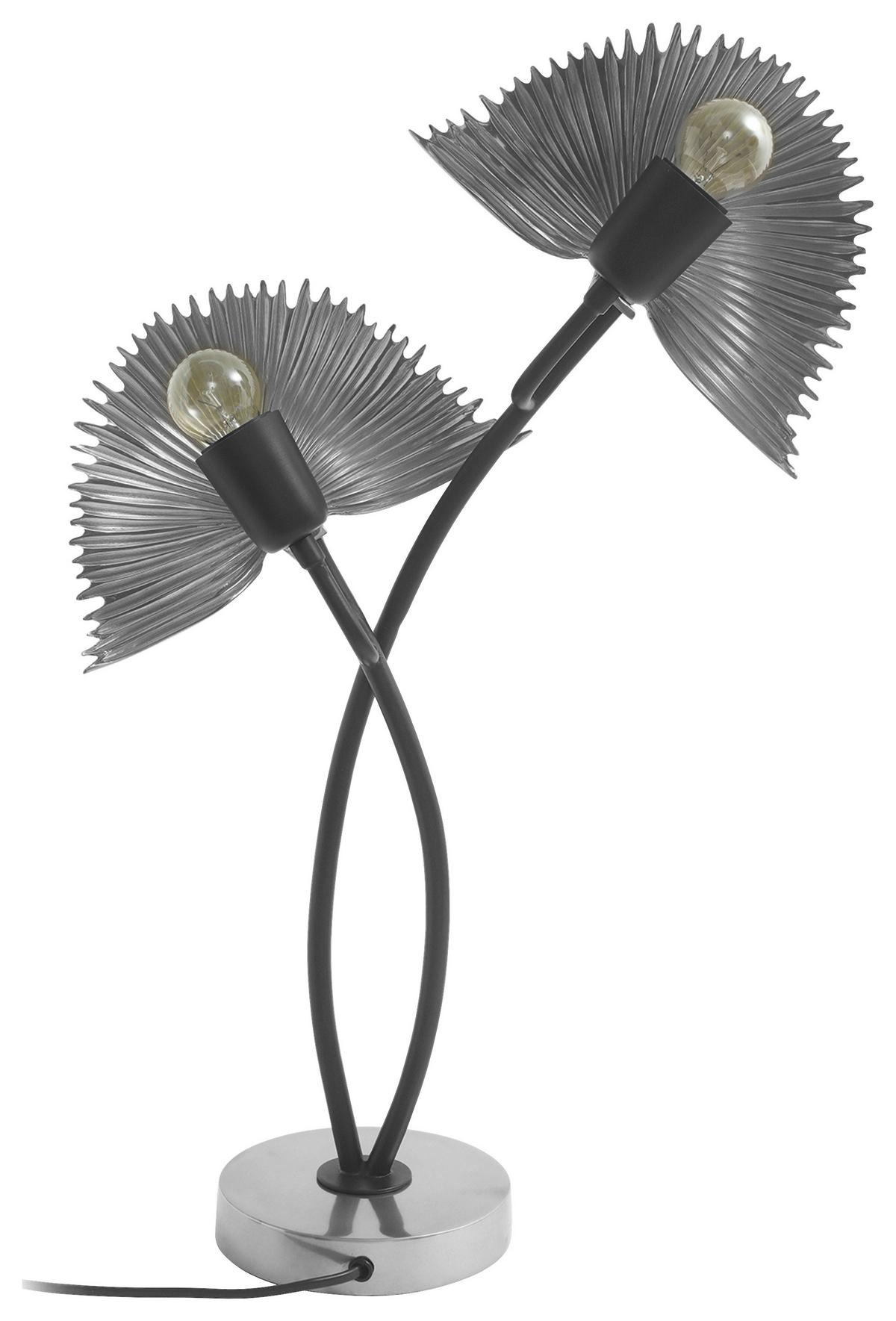 Tischleuchte Sue 100 Silberfarben B: 16 Cm - Silberfarben, Basics, Metall (38/16/60cm) - Kayoom