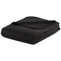 FLEECOVÁ DEKA FELICITY - čierna, Konventionell, textil (140/200cm) - Modern Living