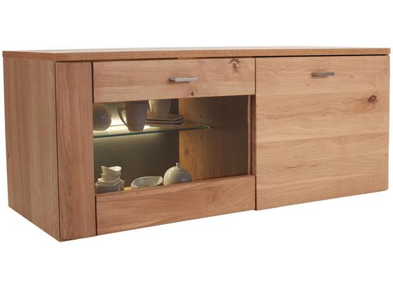 Barelement Buffalo - Eichefarben, KONVENTIONELL, Glas/Holz (130/46/37cm) Barelement Buffalo - Eichefarben, KONVENTIONELL, Glas/Holz (130/46/37cm)