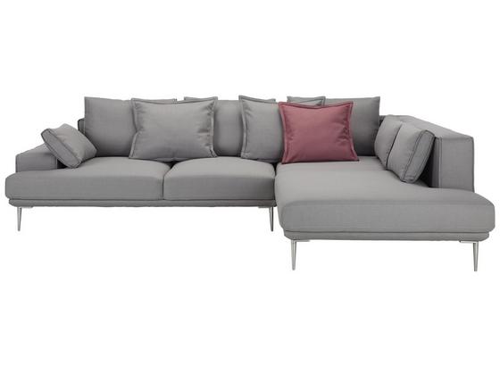 Sedacia Súprava Livio - sivá, Moderný, textil (293/90/225cm) - Premium Living Sedacia Súprava Livio - sivá, Moderný, textil (293/90/225cm) - Premium Living