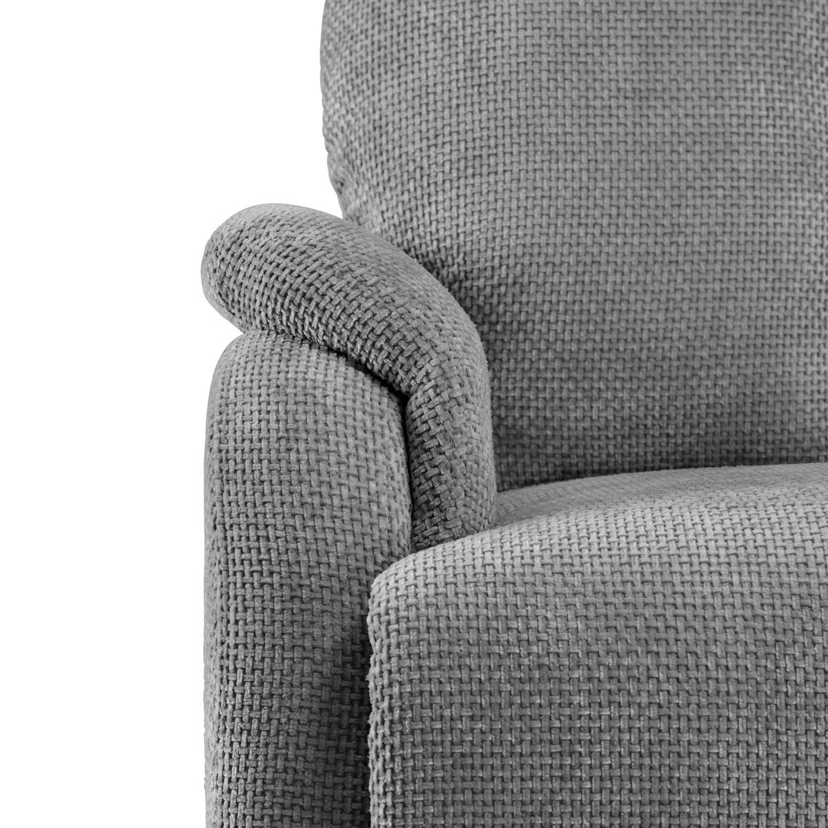 Relaxačné kreslo JOHNSY, antracitová - čierna/antracitová, Modern, kov/textil (75/106/91cm) - Mömax