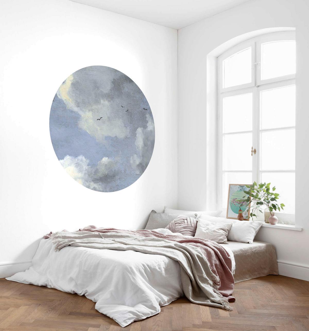 Fototapete D1-037 Simply Sky - Blau, Trend (125/125cm)