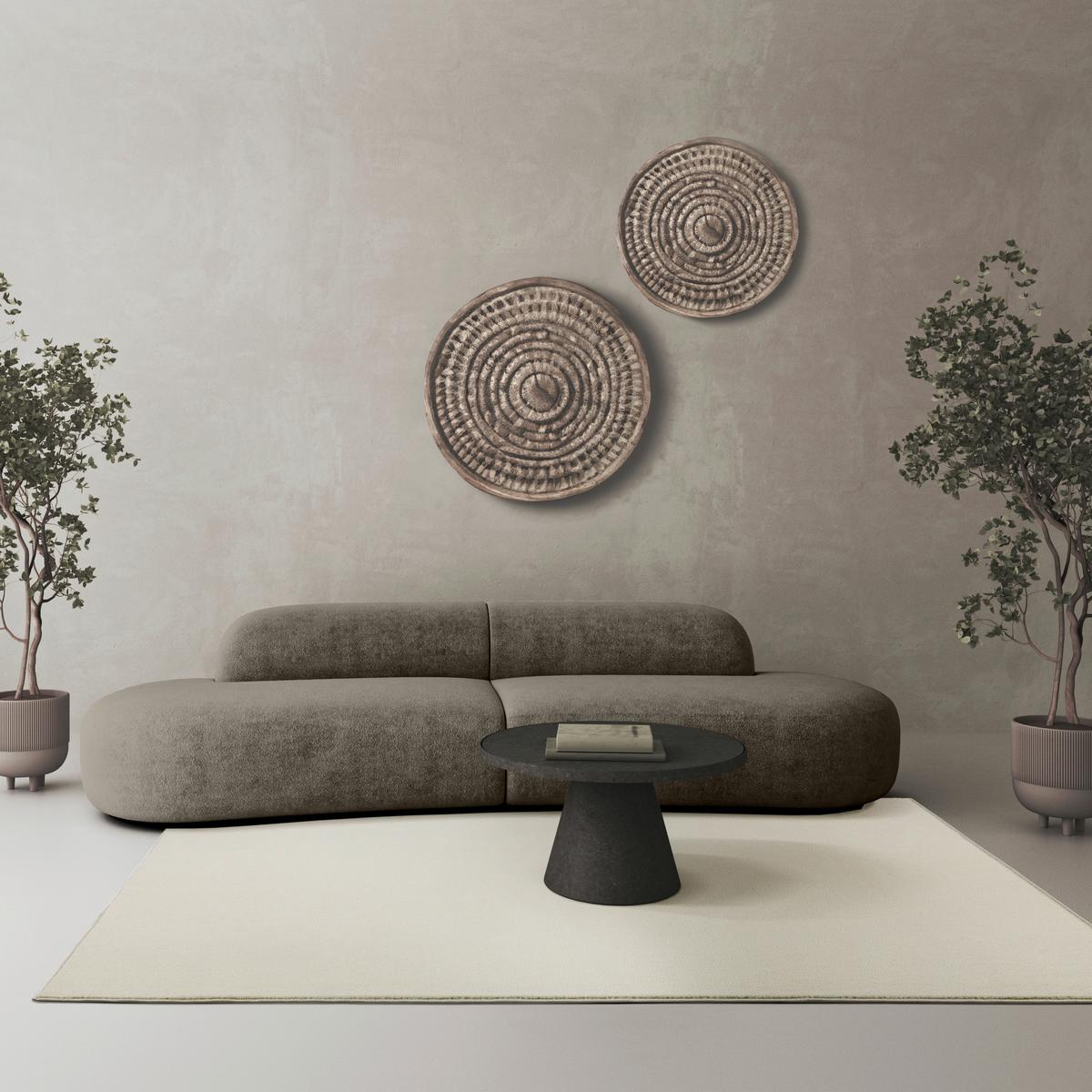 Webteppich Beige Klara 80x150 cm - Beige, ROMANTIK / LANDHAUS, Textil (80/150cm) - James Wood