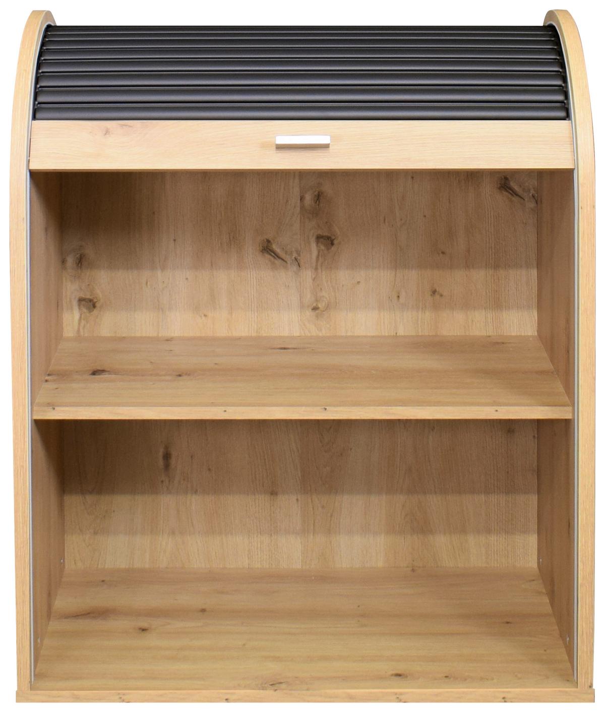 Aktenschrank Eichef./graphitfarben B: 69 Cm - Eichefarben/Graphitfarben, MODERN, Holzwerkstoff (69/85/44cm) - Livetastic