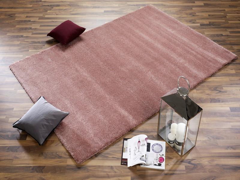 Hochflorteppich Bellevue Hellrosa 200x290 Cm - Hellrosa, Basics, Textil (200/290cm) - Novel