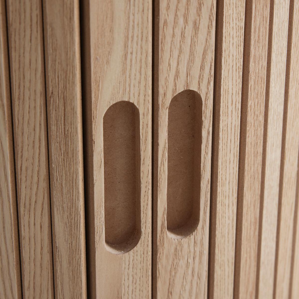 Nočný stolík SKANDY - prírodná farba, Modern, drevo/kompozitné drevo (40/65cm) - Premium Living