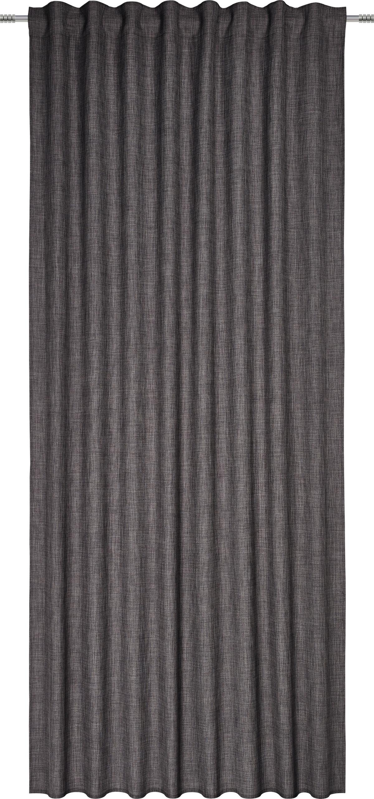HOTOVÝ ZÁVĚS LEO, 135/255cm, šedá - šedá, textil (135/255cm) - Premium Living