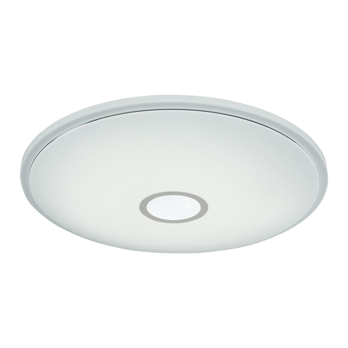 Stropní LED svítidlo Ross Ø 68cm, 30 Watt - bílá/opál, Romantický / Rustikální, kov/plast (68/8cm) - Premium Living