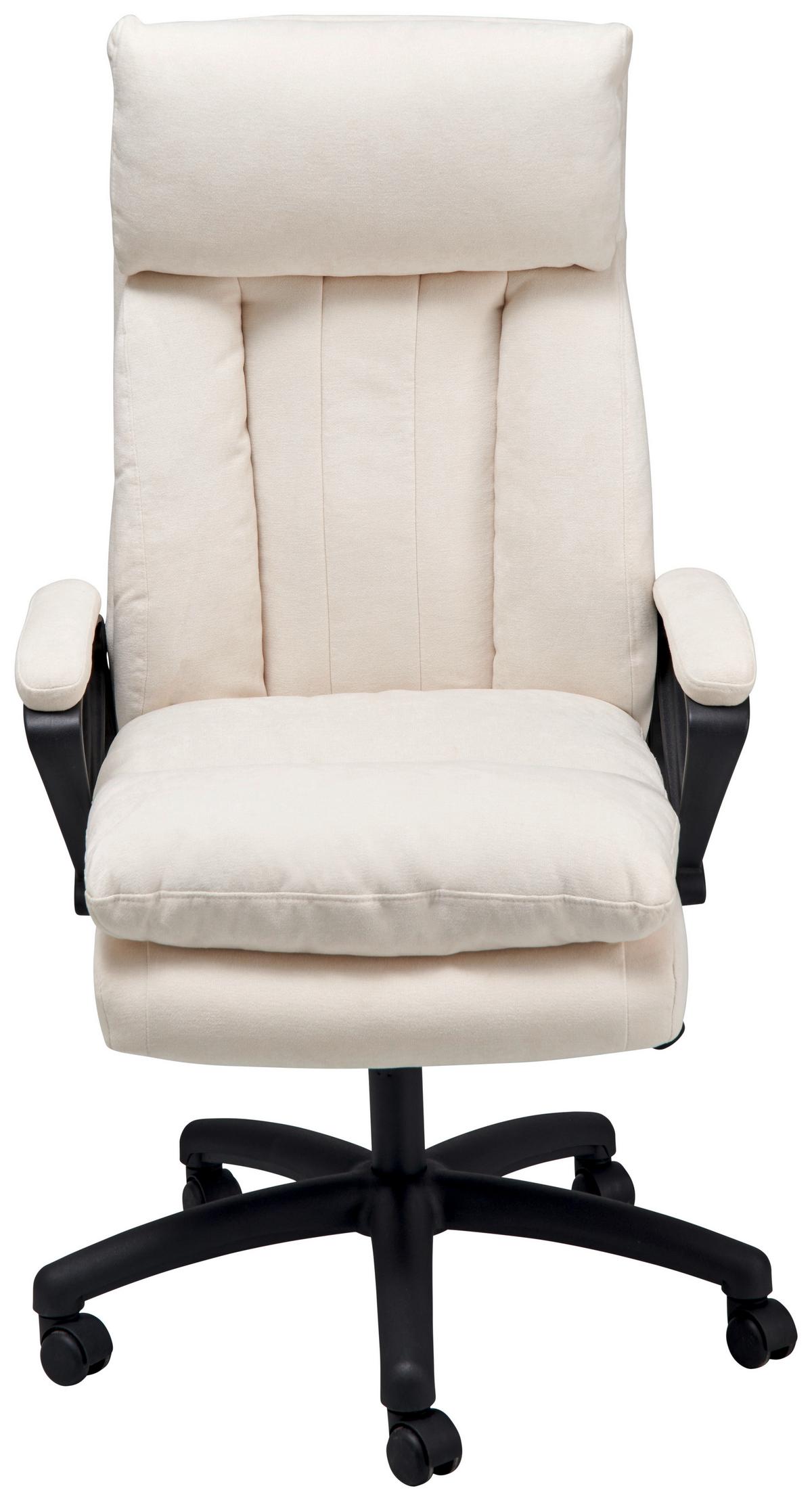 Chefsessel Pisa - Beige/Schwarz, LIFESTYLE, Holz/Kunststoff (66/114-122/71cm) - MID.YOU