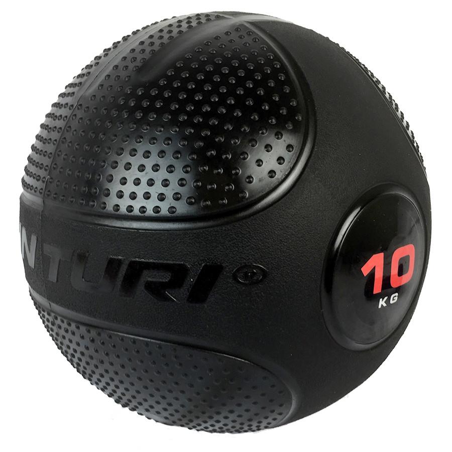 Kugelhantel Tunturi Slam Ball 10kg - Schwarz, KONVENTIONELL, Kunststoff (10kg)