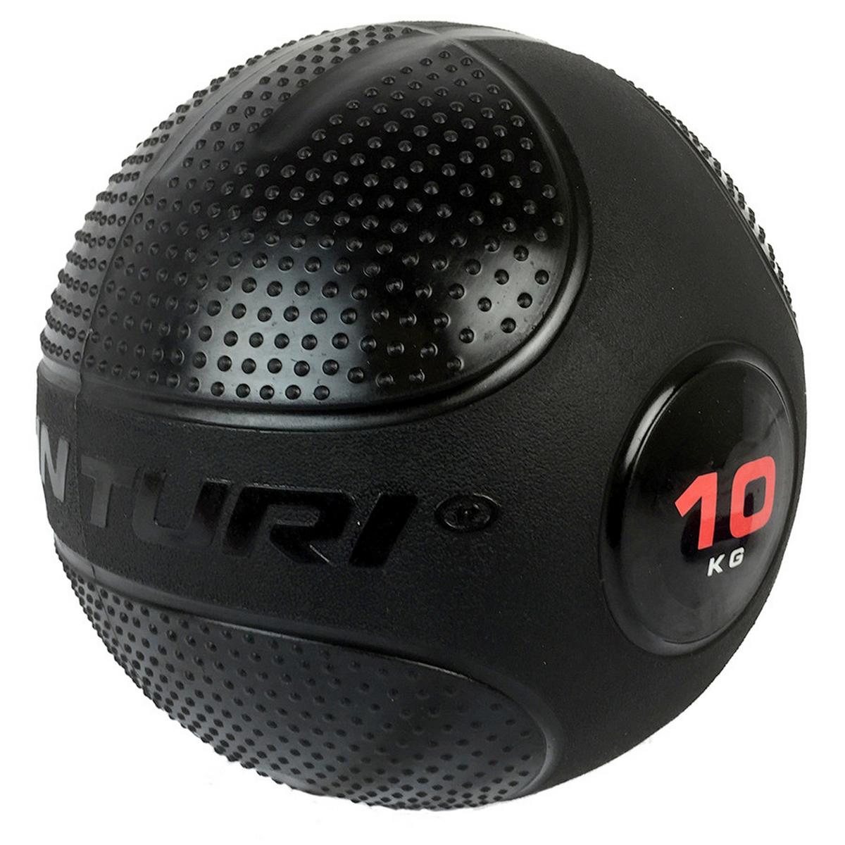 Kugelhantel Tunturi Slam Ball 10kg - Schwarz, KONVENTIONELL, Kunststoff (10kg)