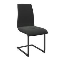 Schwingstuhl Tristan Webstoff anthrazit, B: 41cm - Anthrazit/Schwarz, MODERN, Holz/Textil (41/102/58cm) - James Wood