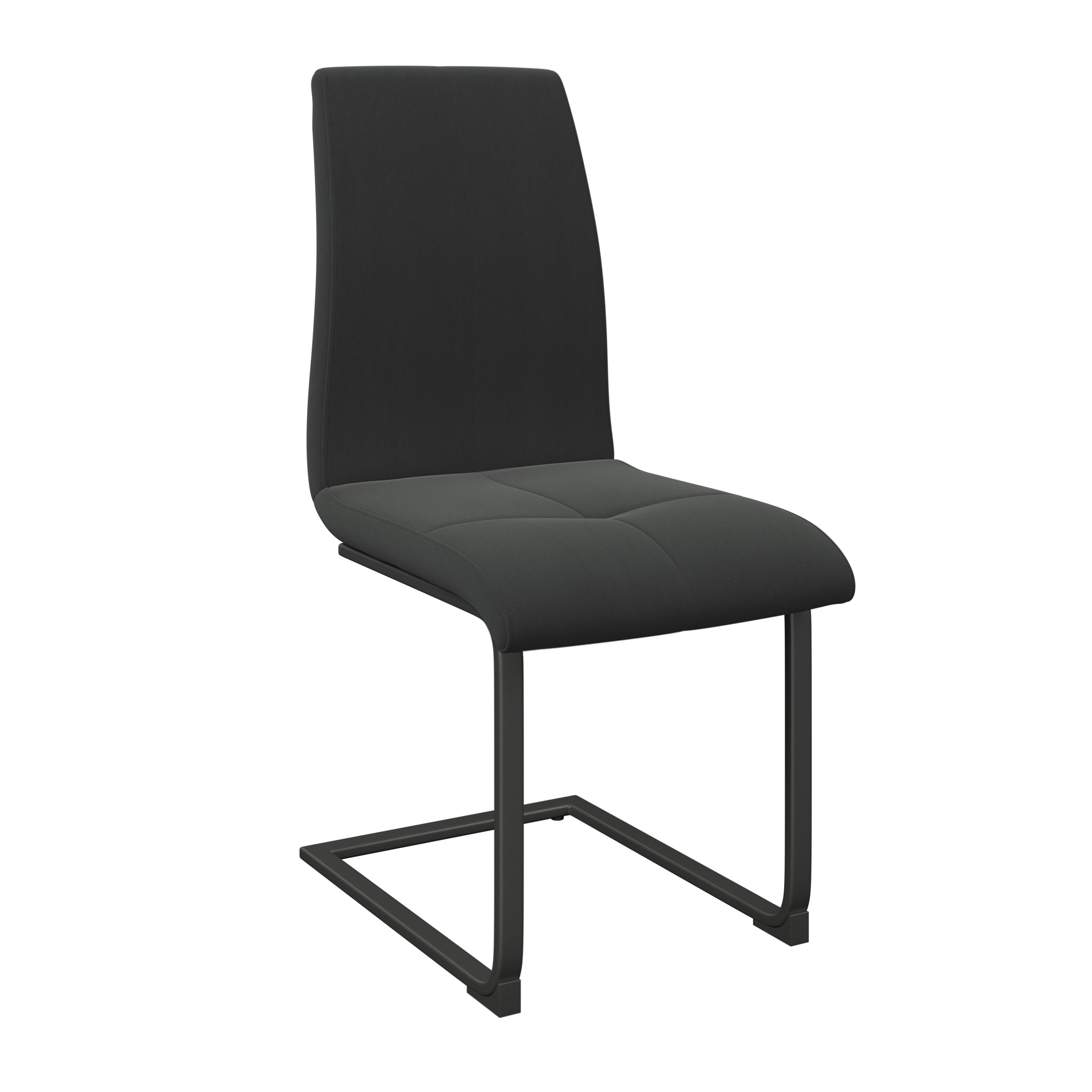 Schwingstuhl Tristan Webstoff anthrazit, B: 41cm