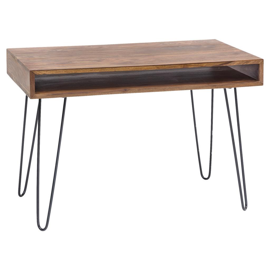 Schreibtisch Massiv B 110cm H 76cm Bagli, Sheesham