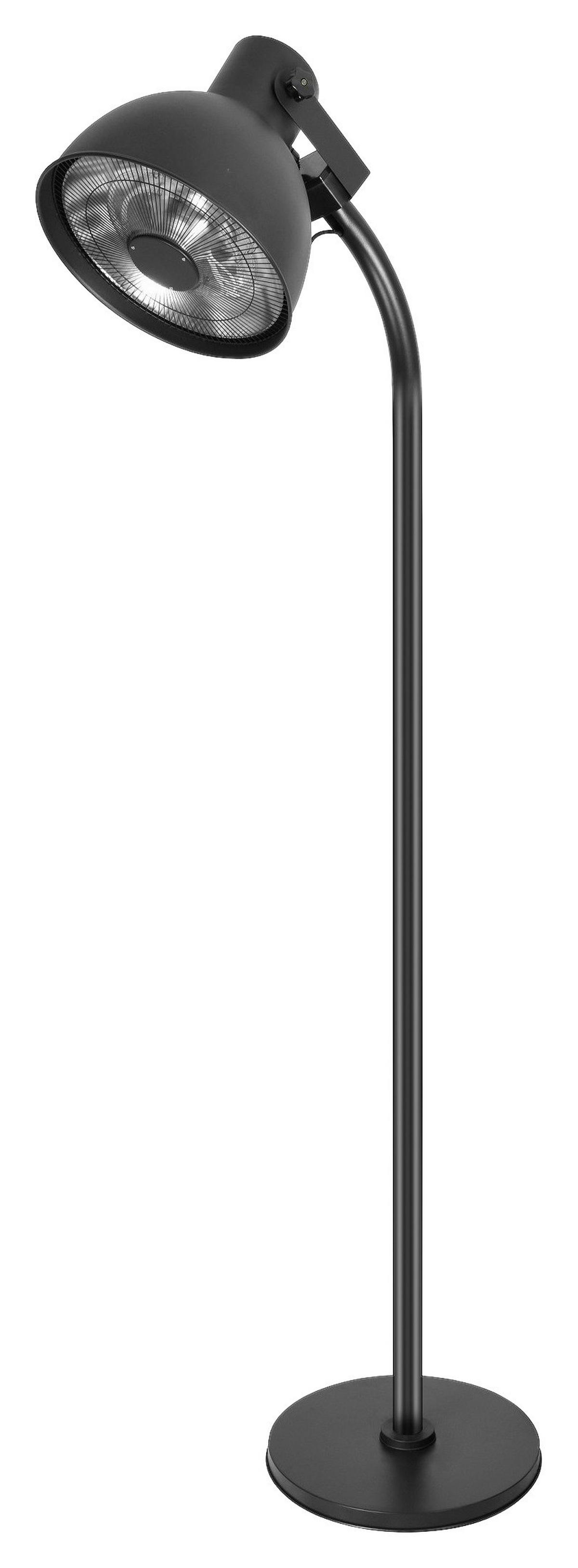 Stand-Terrassenstrahler 2000 W Hoberg Infrarot Fernbedienung - Schwarz, Basics, Metall (40/230/40cm) - TV - Unser Original