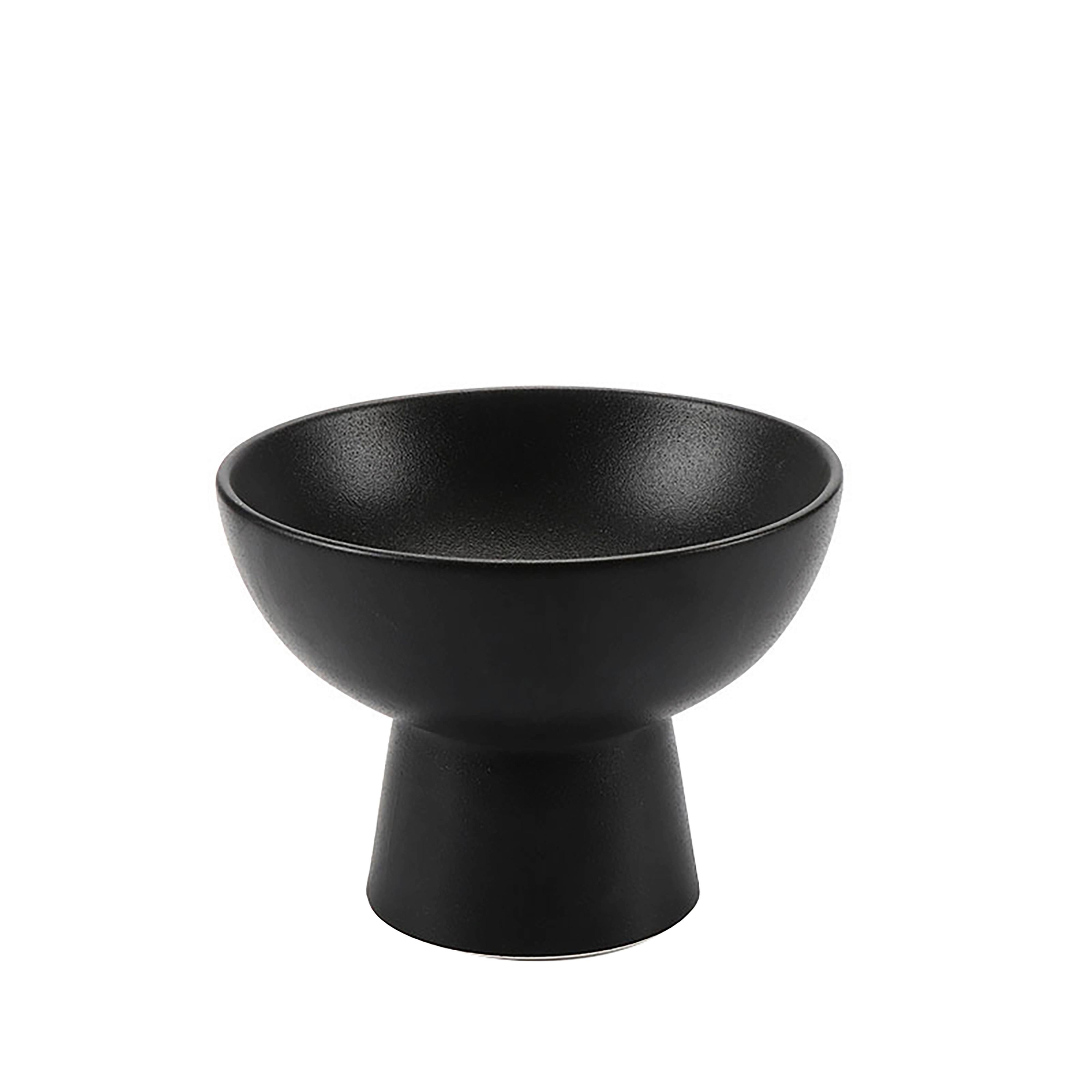Dekorační Miska Noir - černá, keramika (15,3/11,4cm) - Modern Living