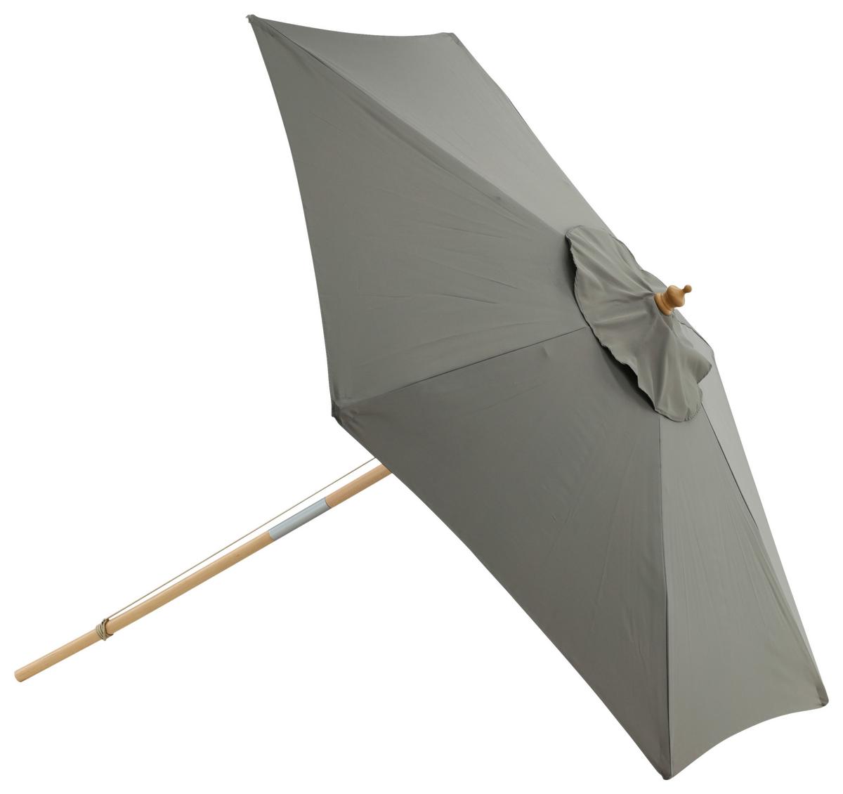 Sonnenschirm Corypho - Grau, KONVENTIONELL (250/232cm) - Gardenson