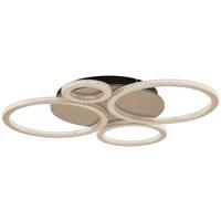 LED-Deckenleuchte Neu - Champagner, MODERN, Kunststoff/Metall (72/62/6cm)