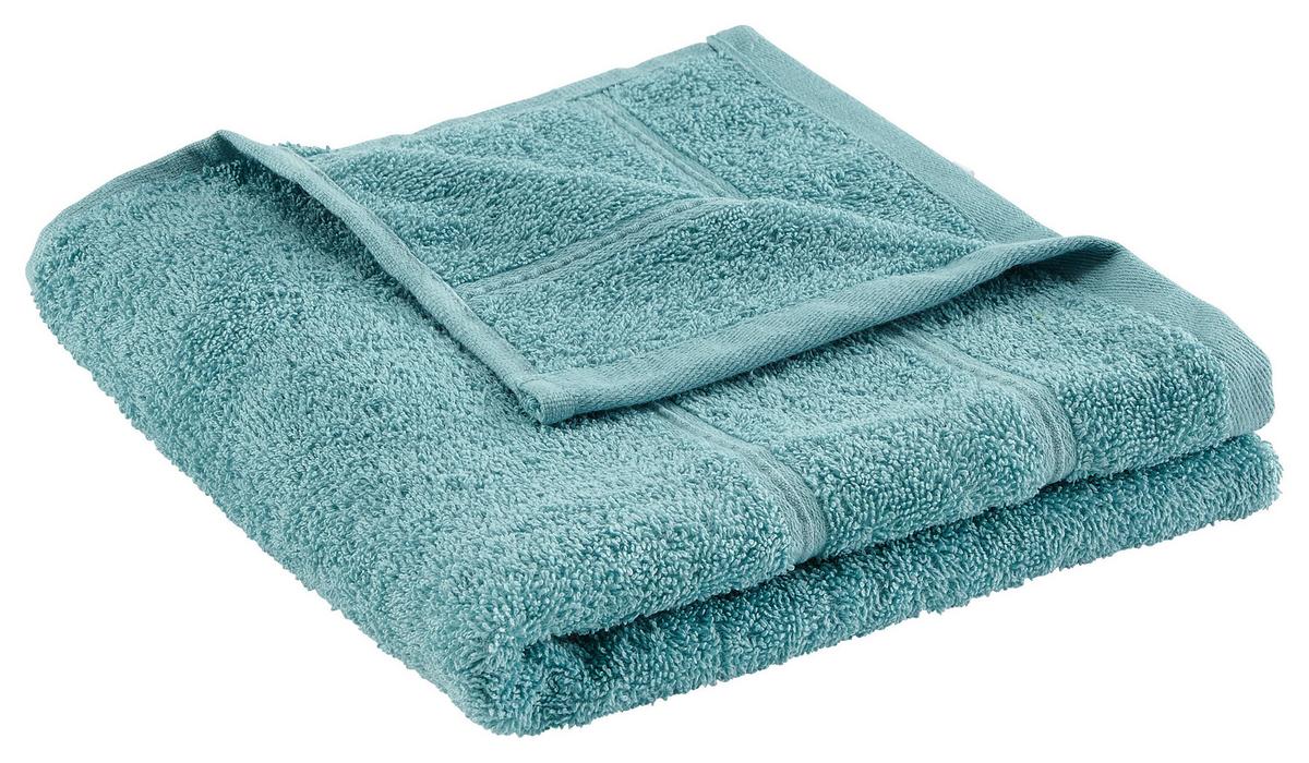 RUČNÍK Melanie,50/100 cm,světle modrá - tyrkysová, textil (50/100cm) - Modern Living