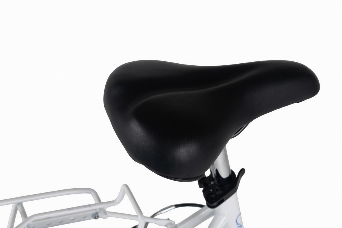 Citybike 28'' mit Korb DaCapo Cantaloupe weiß/blau - Weiß, LIFESTYLE, Metall (25/140/60cm)
