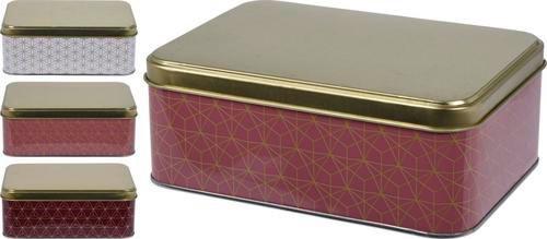 Süteményes Doboz 170455060 - Arany/Pink, konvencionális, Fém (19,5/14/8cm)