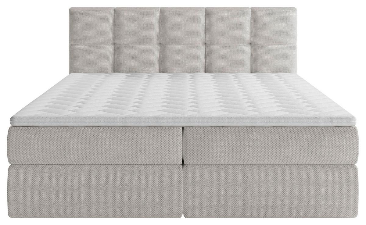 Boxbett Lorie Ii - Beige/Schwarz, MODERN, Holz/Holzwerkstoff (140/200cm) - MID.YOU