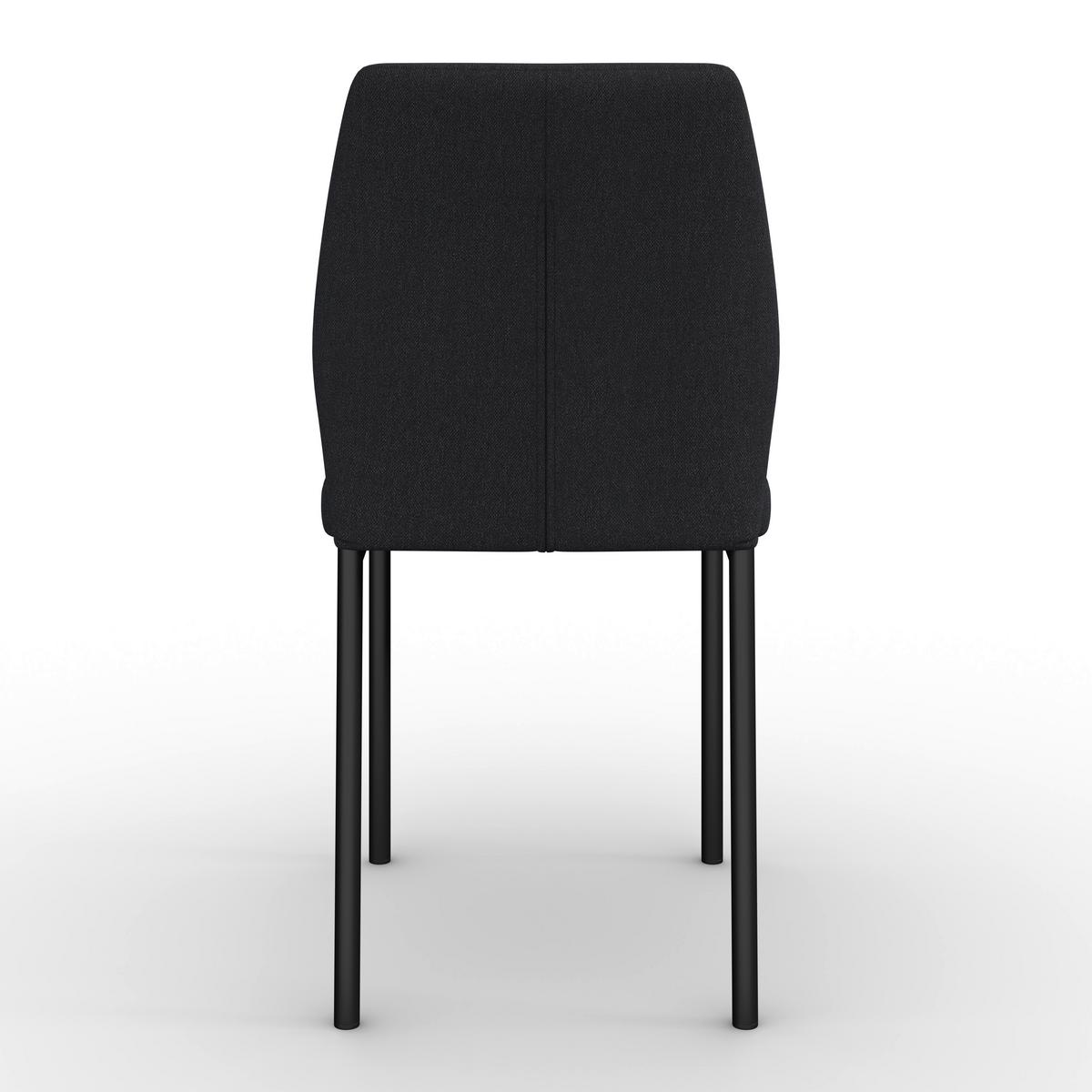 Židle Cori CORI - černá/tmavě šedá, Moderní, kov/dřevo (45/87/57cm) - Bessagi Home