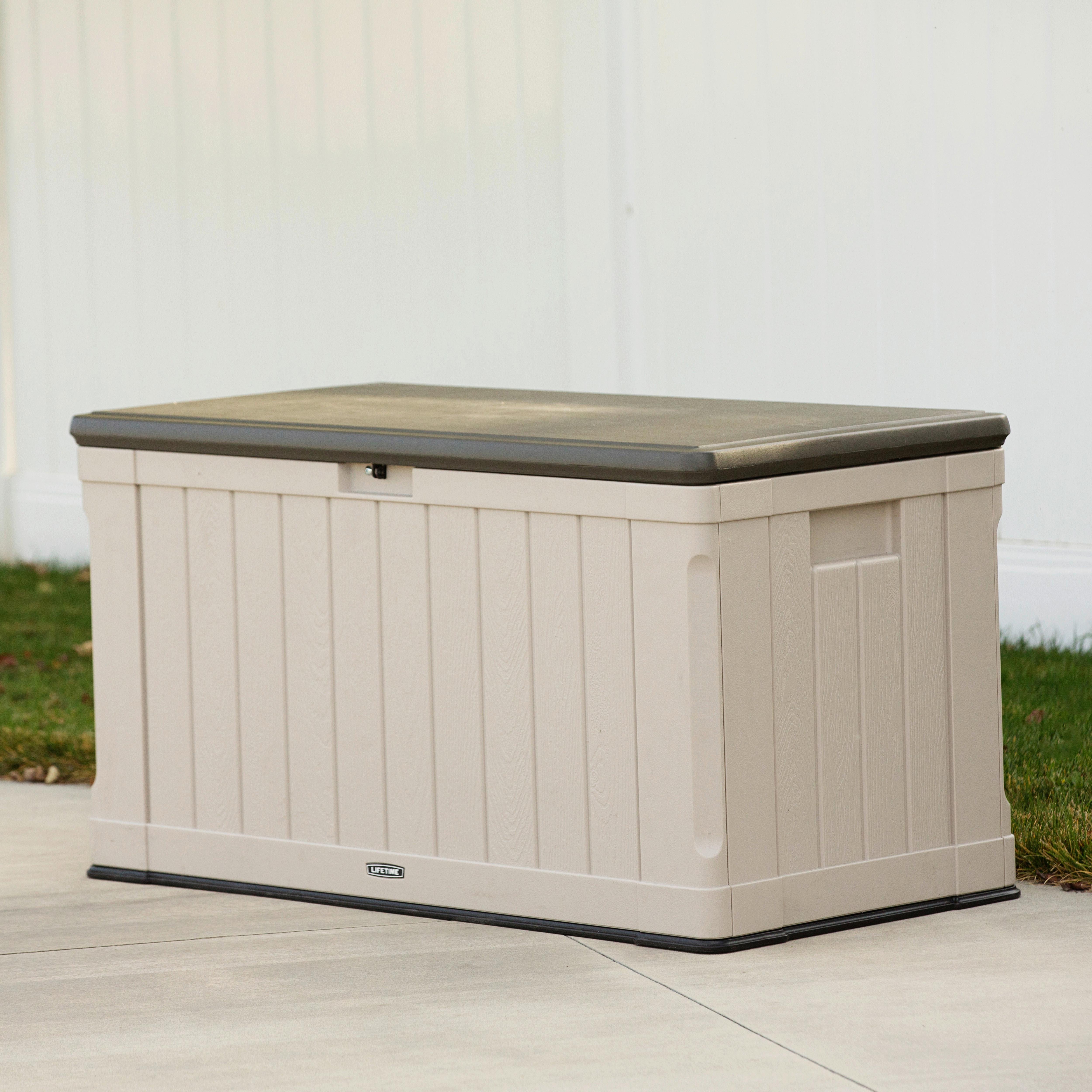 Kissenbox Wasserdicht Harmony 128x67x64 cm 440l  Grau - Grau, Basics, Kunststoff (128/67/64cm)
