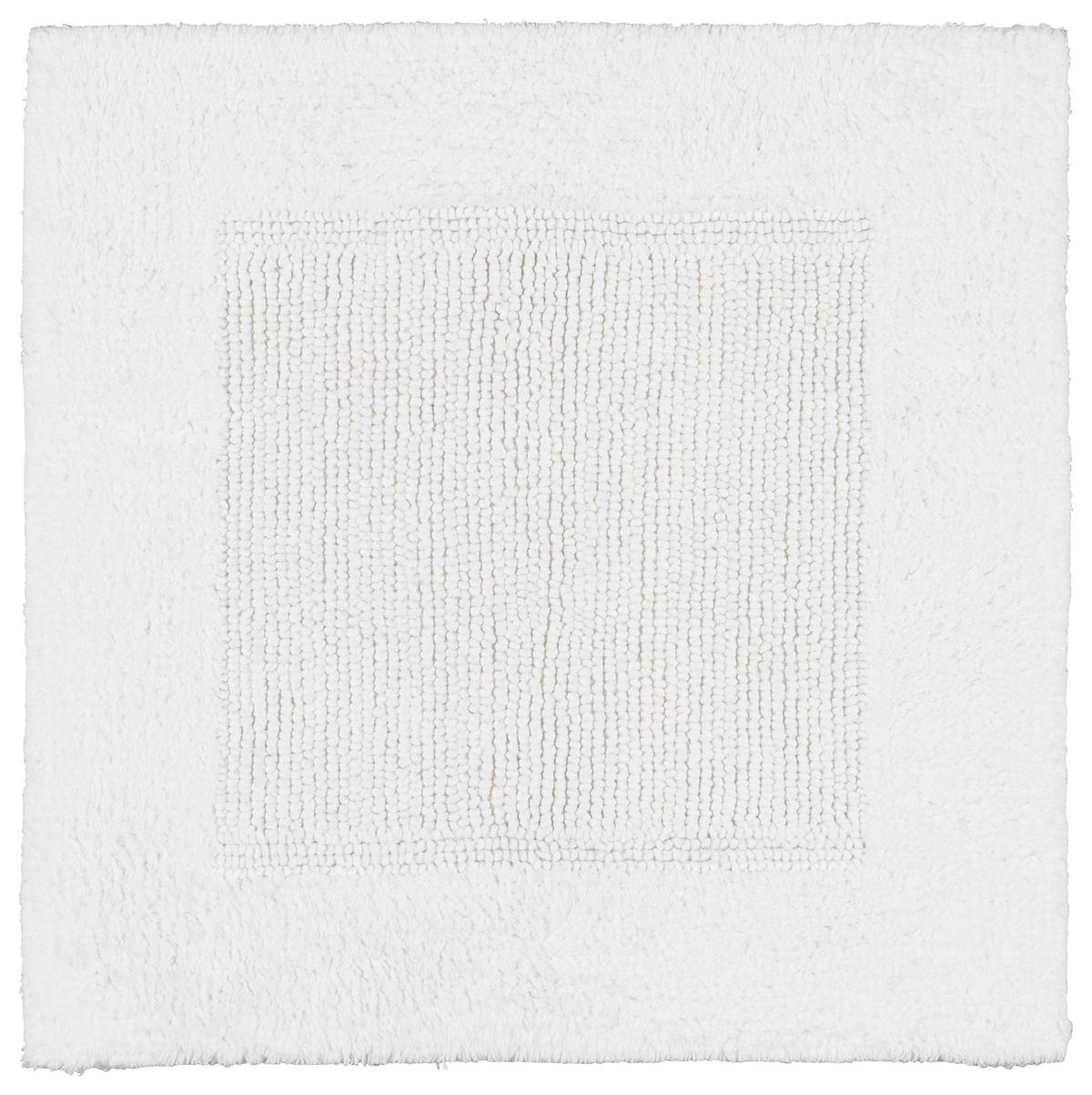 KOUPELNOVÁ PŘEDLOŽKA Karen, 50/50cm, bílá - bílá, Konvenční, textil (50/50cm) - Premium Living