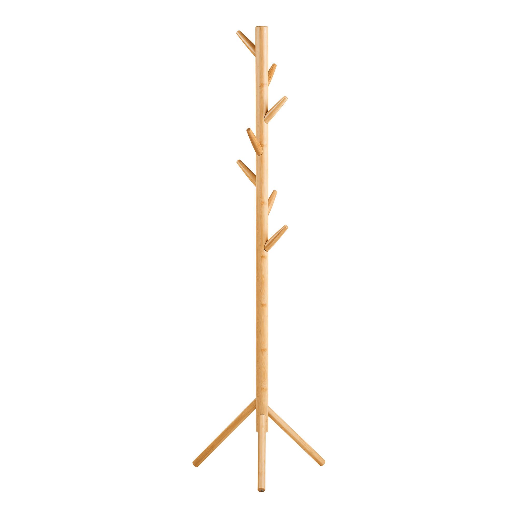 Garderobe WANAKA COAT RACK - Naturfarben, Basics, Holz (50/163/50cm)