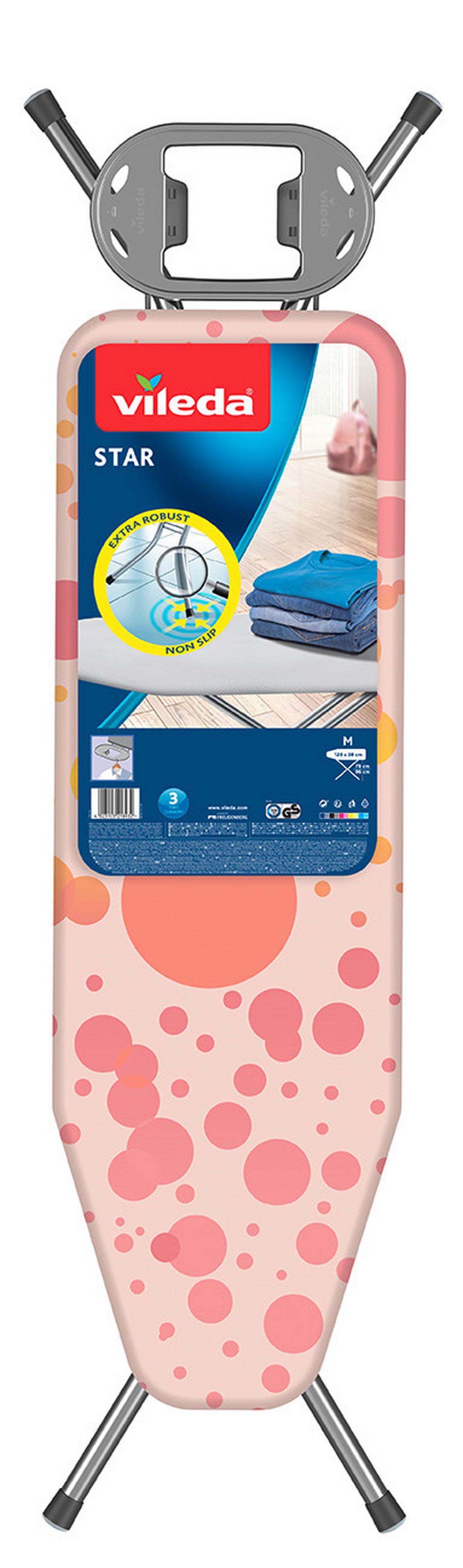 Žehlící prkno VILEDA STAR ZEHLIACA DOSKA - Basics, textil (38/163/5cm) - Vileda