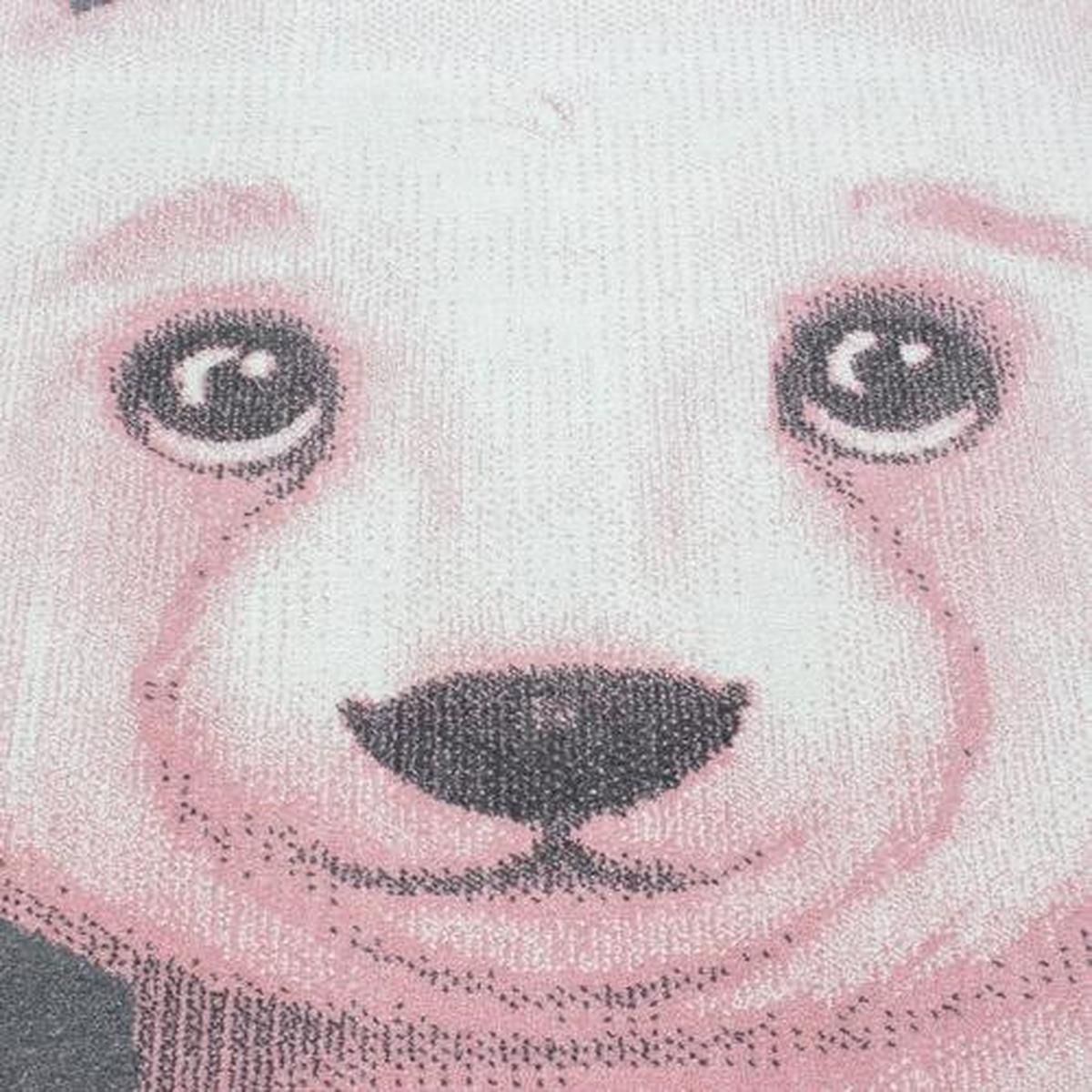 Kinderteppich Bär Pink Bambi 80x150 cm - Pink, Trend, Textil (80/150cm) - Ben'n'jen