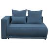 Récamiere Iga Li Blau B: 168 Cm - Blau/Schwarz, Design, Textil (168/73/99cm) - MID.YOU