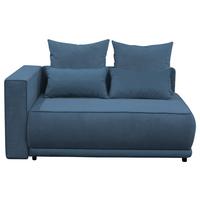 Récamiere Iga Li Blau B: 168 Cm - Blau/Schwarz, Design, Textil (168/73/99cm) - MID.YOU