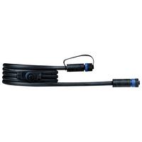 Verlängerungskabel Plug & Shine 2 m Outdoor - Schwarz, Basics, Kunststoff (200cm) - Paulmann