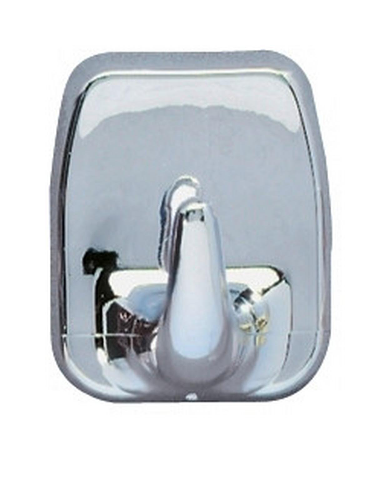 Klebehaken Universalhaken 4407030100 - Chromfarben, KONVENTIONELL, Kunststoff (4/5/2,5cm) - Wenko