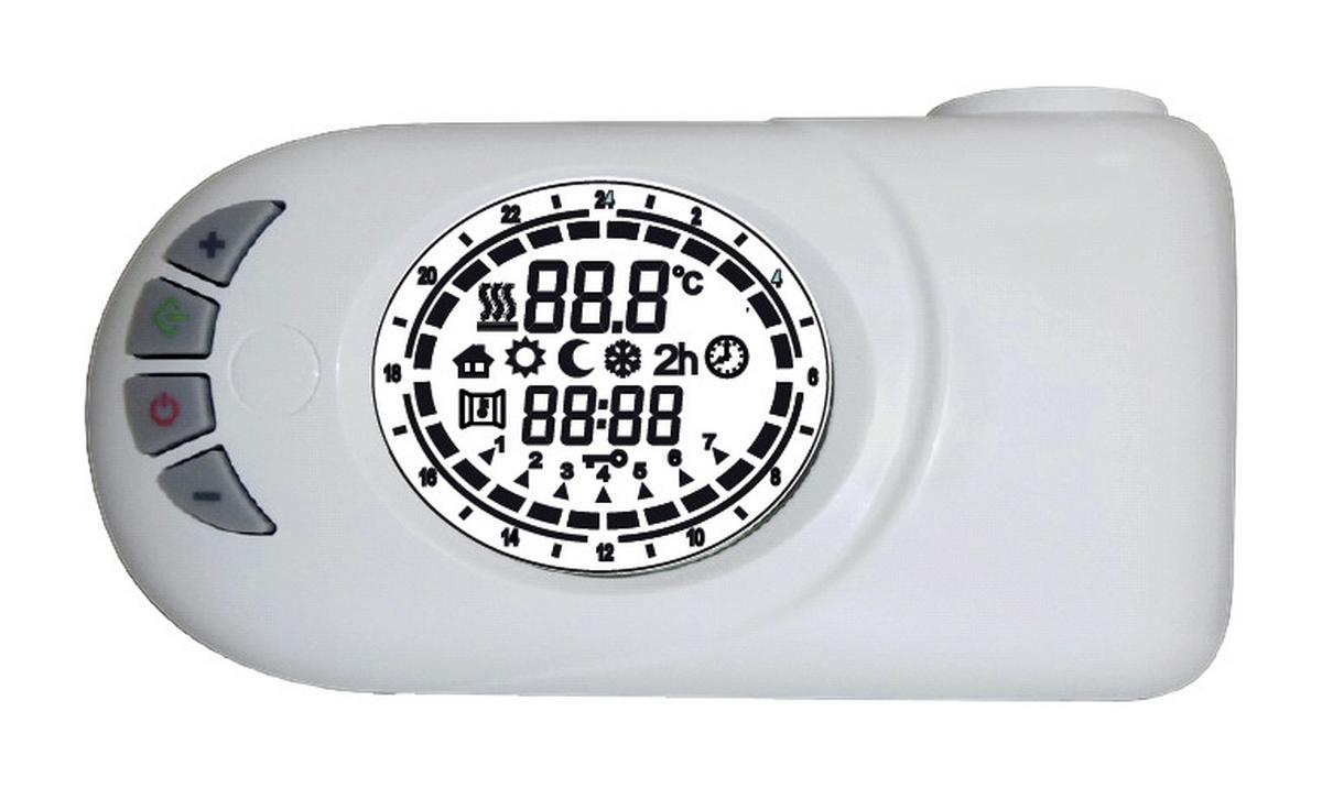 Rebrinový sušič uterákov Innsbruck I350 s termostatom - biela, kov (48/92cm)