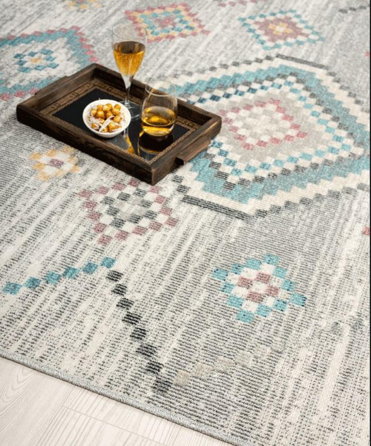 Läufer Salsa Outdoor 54509 - Pastellgrün/Creme, KONVENTIONELL, Textil (80/300cm)