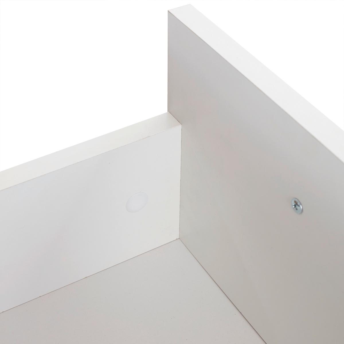 Komód Box 75/60 Cm - tölgyfa színű/fehér, Modern, faalapú anyag (75/60/40cm) - Ondega