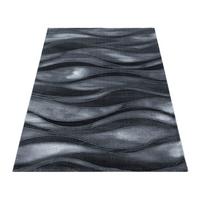 Webteppich Schwarz Naturfaser Costa 160x230 Cm - Schwarz, Design, Textil (160/230cm)