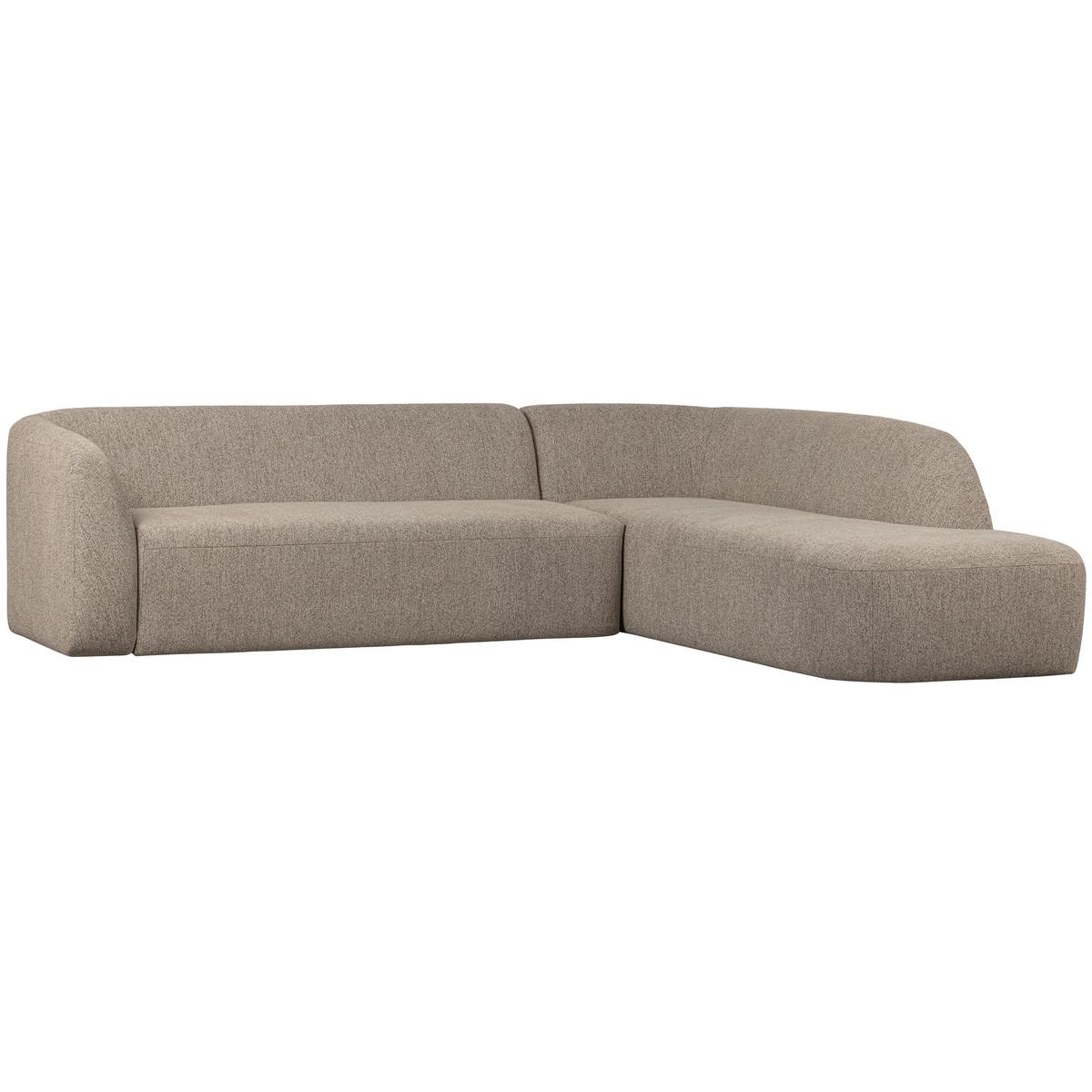Ecksofa Sloping Naturfarben S: 274x225cm - Naturfarben, Design, Textil (274/225cm) - Livetastic